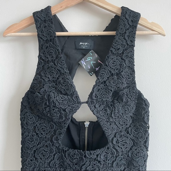 Nasty Gal Bodycon Black Dress - Picture 3 of 8